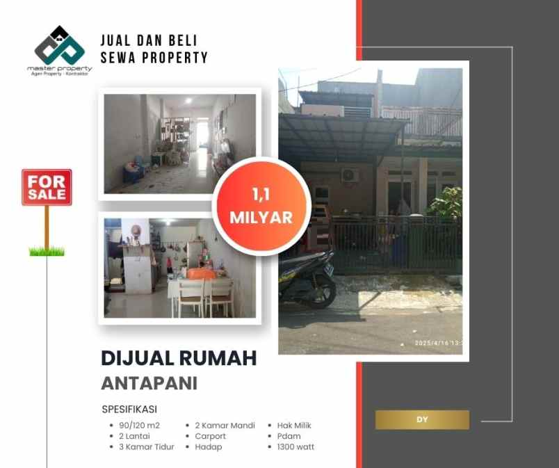 dijual rumah antapani