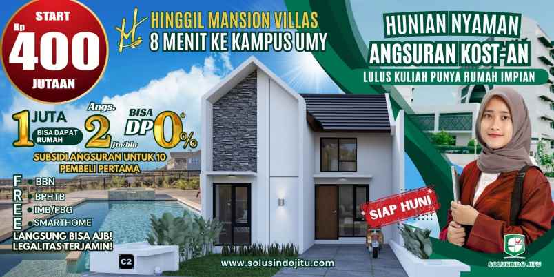 dijual rumah bangen bangunjiwo bantul