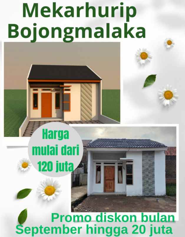 dijual rumah bojongmalaka