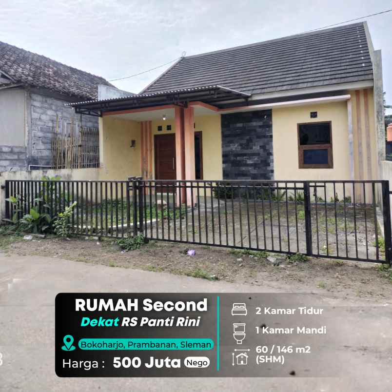 dijual rumah bokoharjo