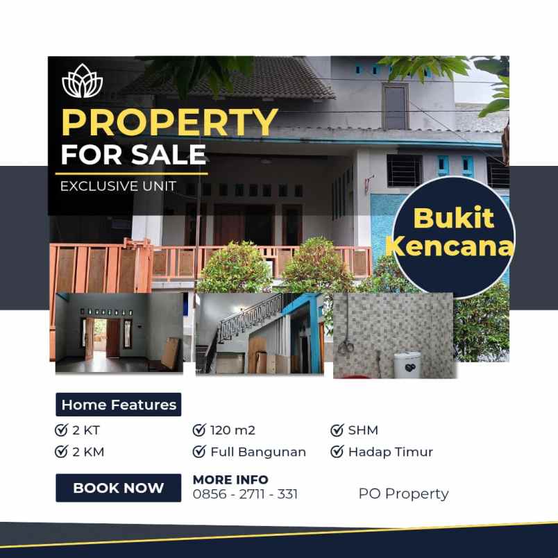 dijual rumah bukit kencana jaya meteseh