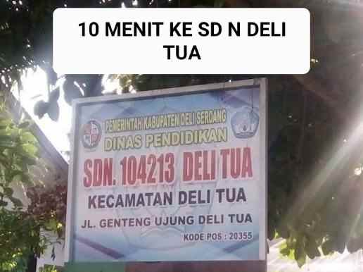 dijual rumah deli tua