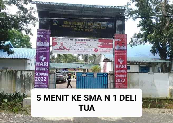 dijual rumah deli tua