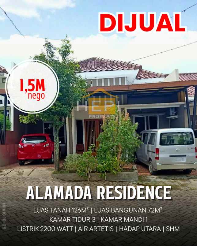 dijual rumah di alamanda residence semarang