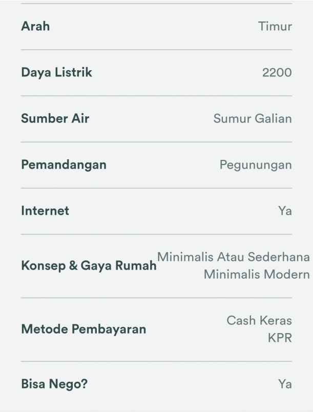 dijual rumah di bali garden city view