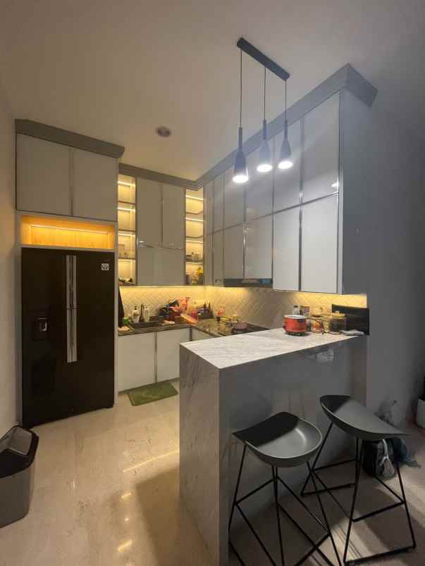 dijual rumah golf island pik hadap utara full furnish