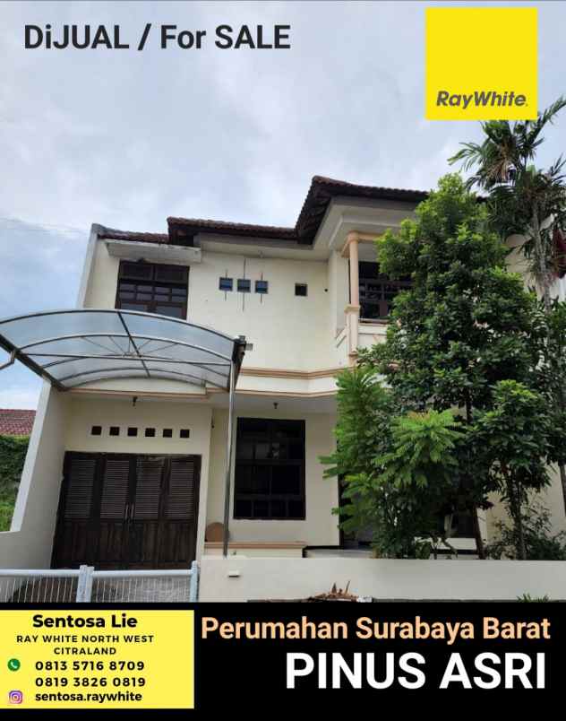 dijual rumah jalan pinus asri