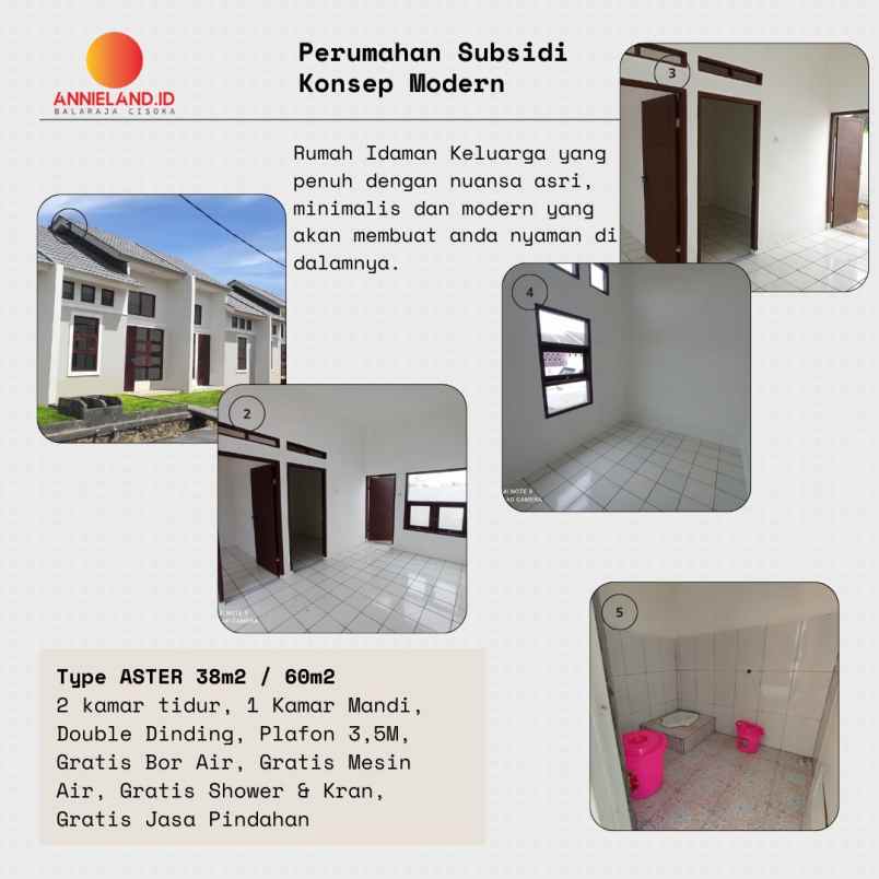 dijual rumah jalan raya megu cisoka