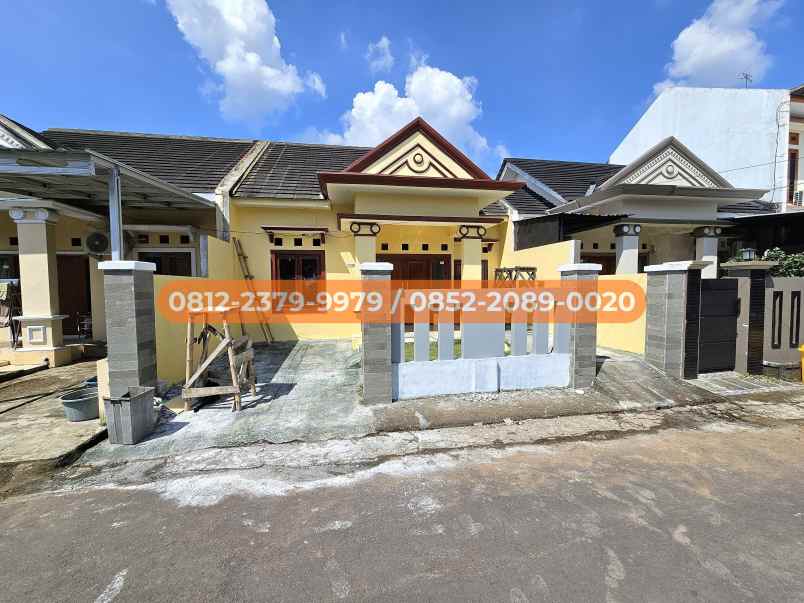 dijual rumah jl perum saphire regency