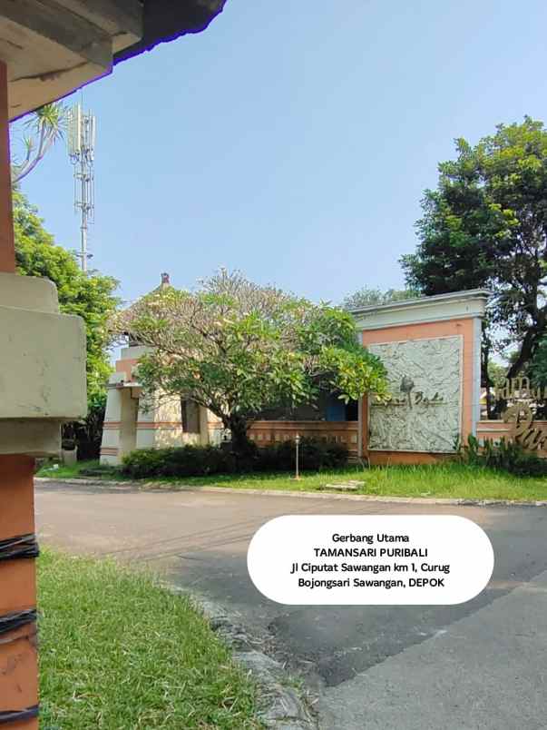 dijual rumah jl raya curug sawangan depok