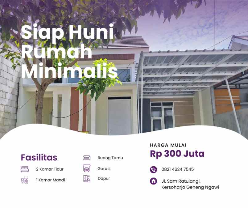dijual rumah jl sam ratulangi