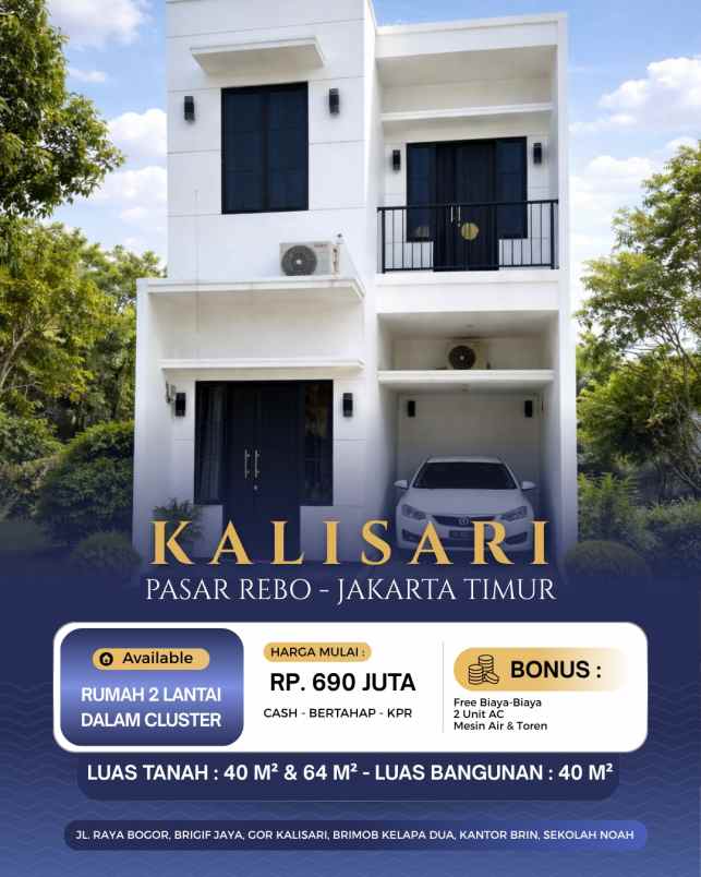 dijual rumah kalisari