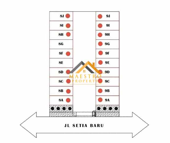 dijual rumah komplek sekip luxe jalan