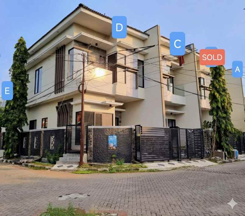 dijual rumah mulyosari prima