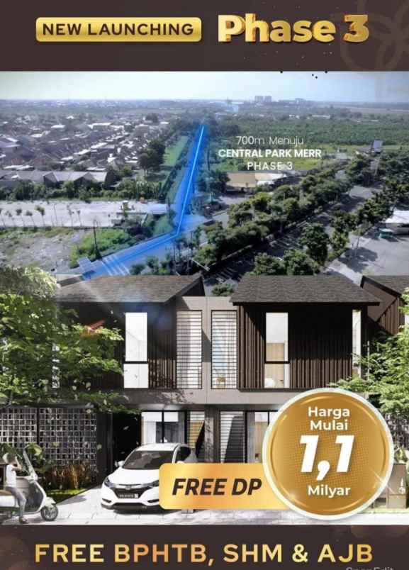 dijual rumah mulyosari utara