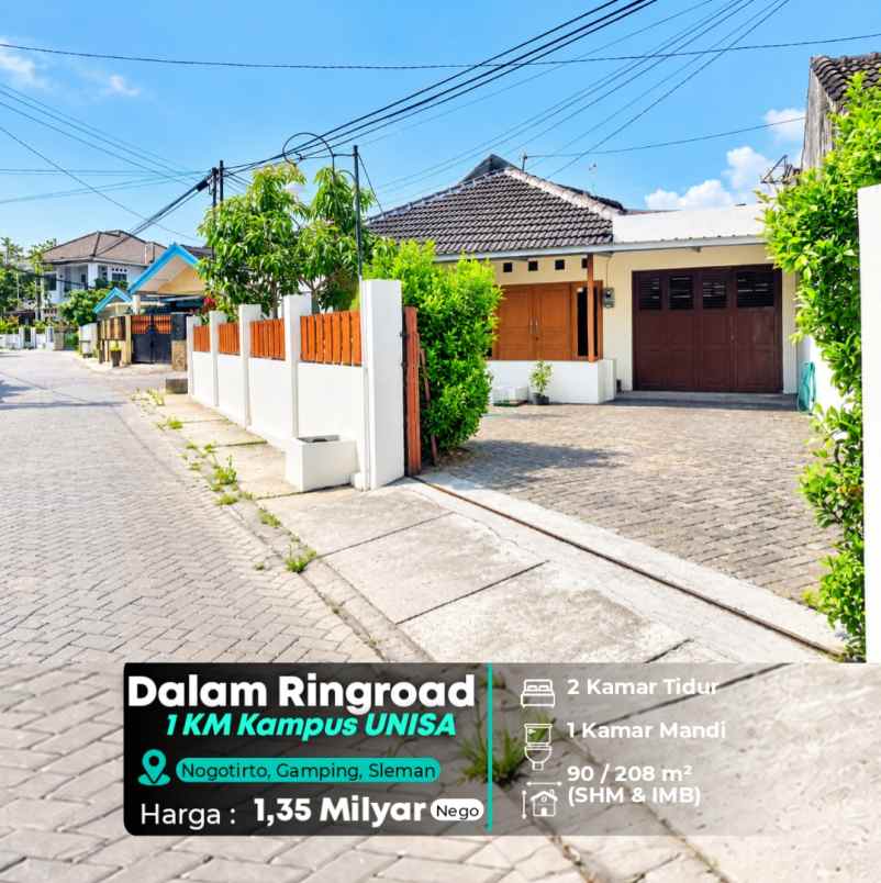 dijual rumah nogotirto
