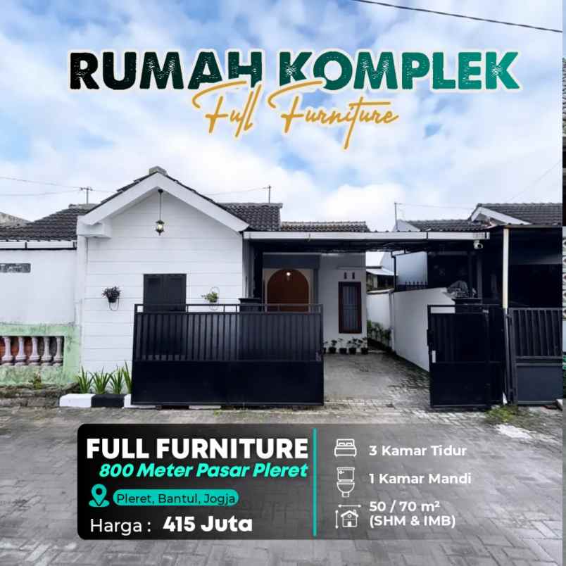 dijual rumah pasar pleret