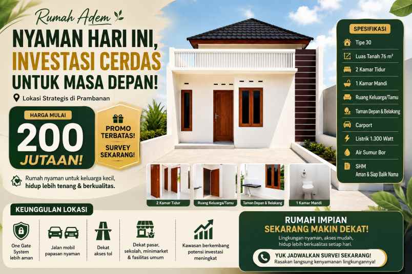 dijual rumah perumahan d sasmaya
