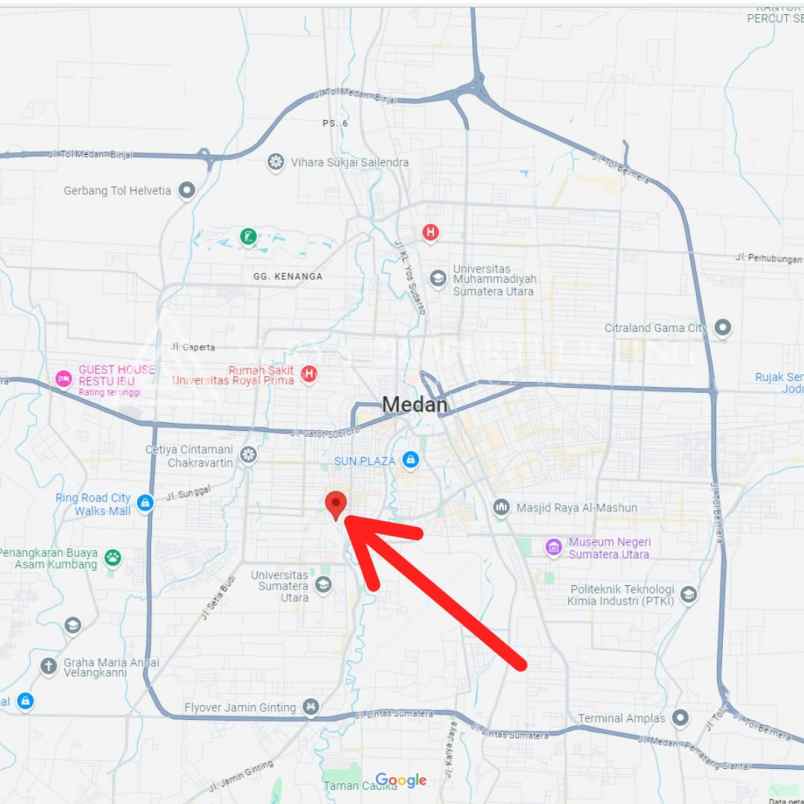 dijual rumah sei batang serangan medan baru