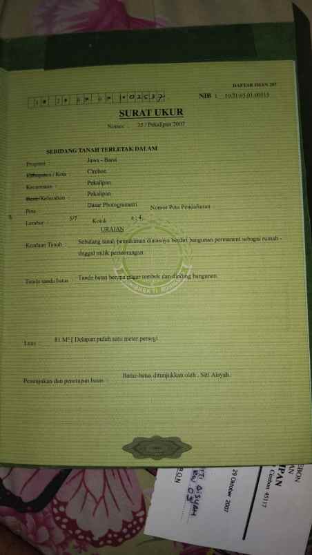 dijual rumah siap huni