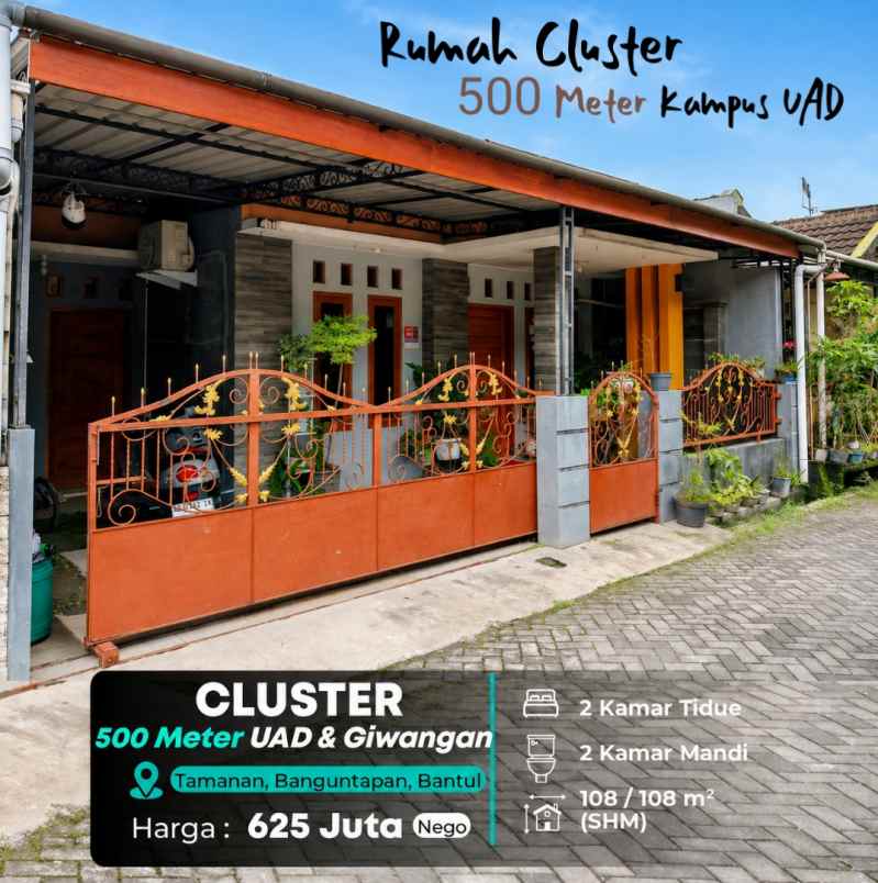 dijual rumah uad