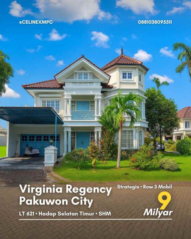 dijual rumah virginia regency