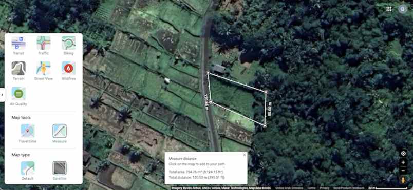 dijual tanah desa pupuan tegalallang