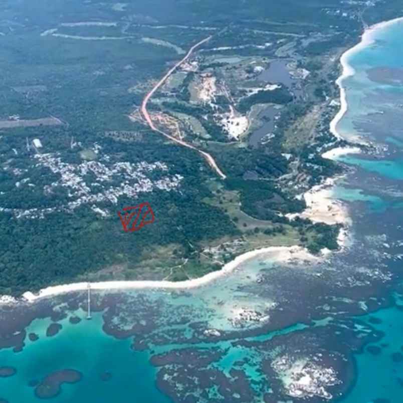 dijual tanah di kawasan pantai tanjung tinggi belitung