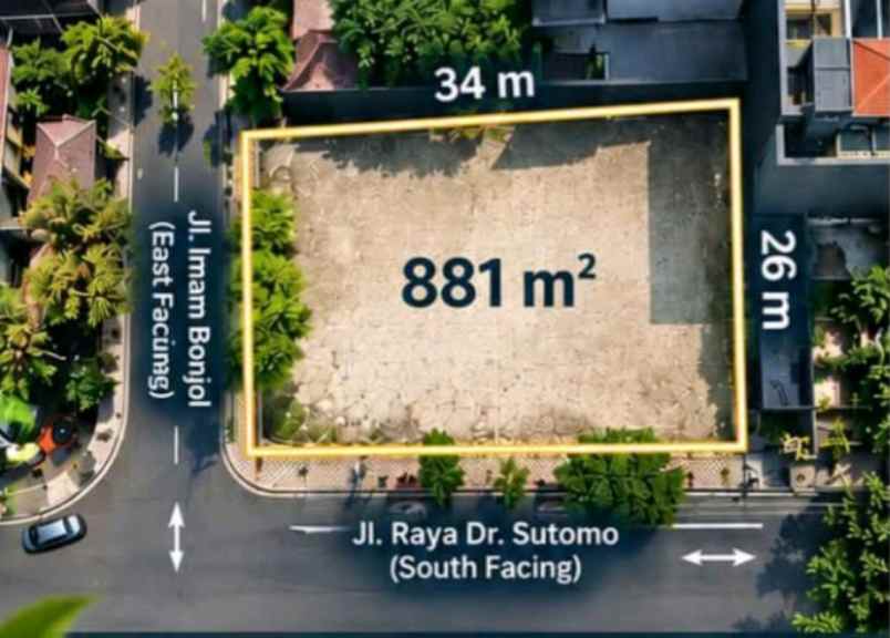 dijual tanah dr sutomo