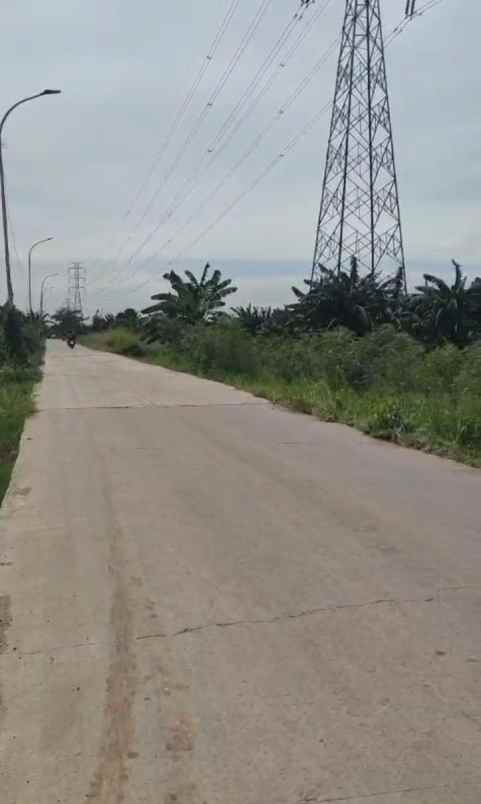 dijual tanah jalan raya kali cbl