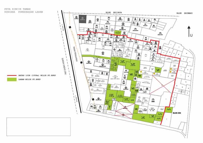 dijual tanah jalan raya kali cbl
