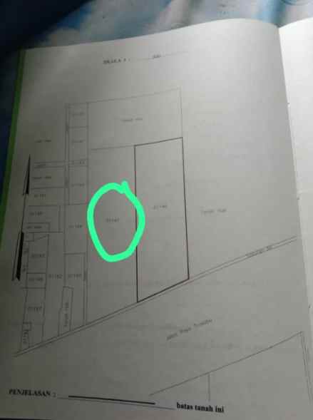 dijual tanah jalan raya trosobo taman