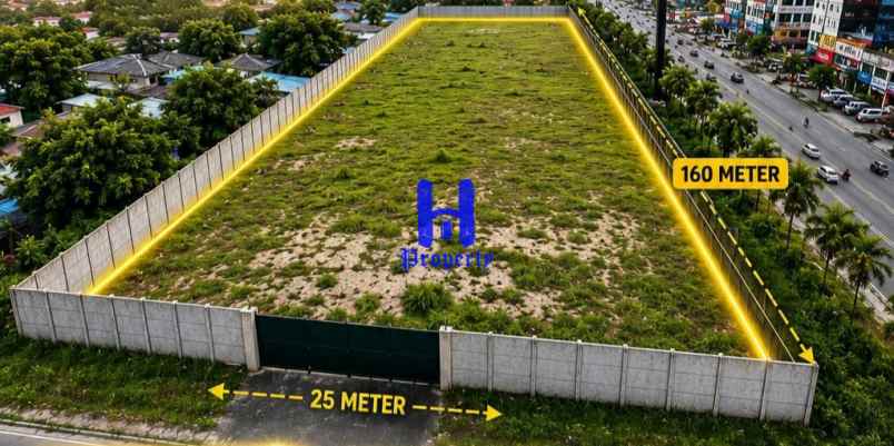 dijual tanah jalan soekarno hatta