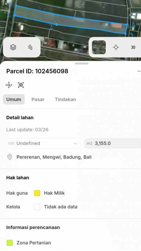 dijual tanah jl babadan pantai 5