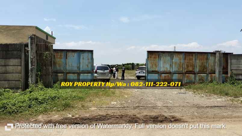 dijual tanah jl muara tawar tarumajaya