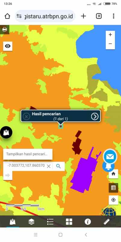 dijual tanah jln nasional iii bandung garut