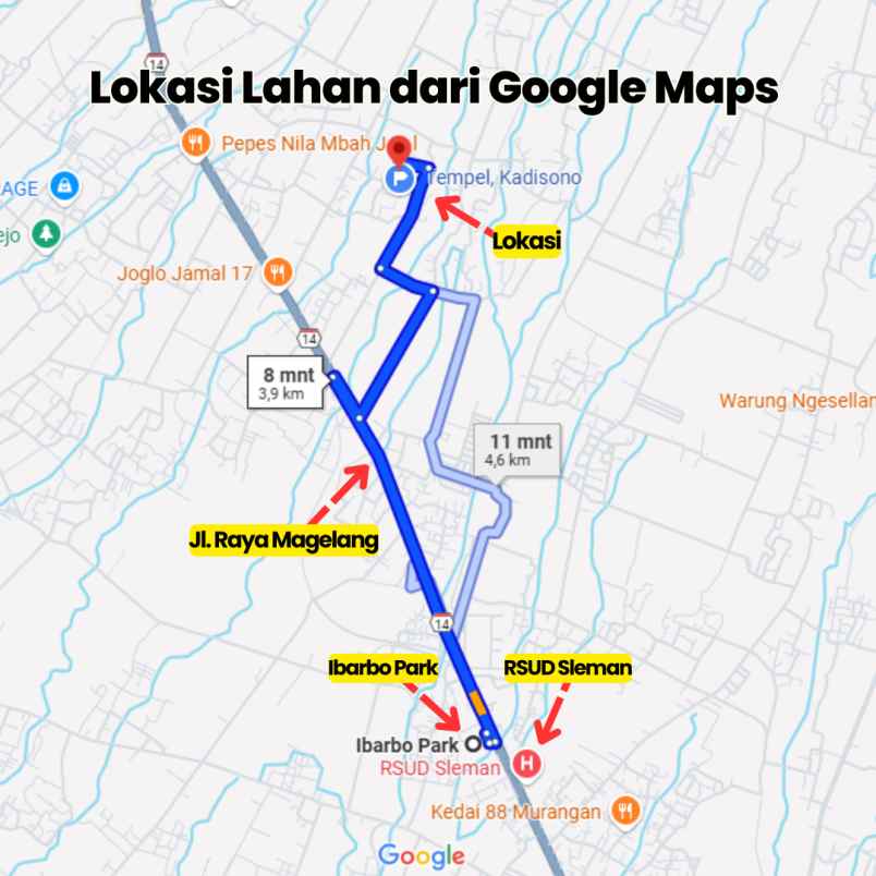 dijual tanah kadisono margorejo timur