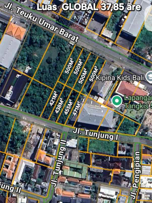 dijual tanah kerobokan kelod