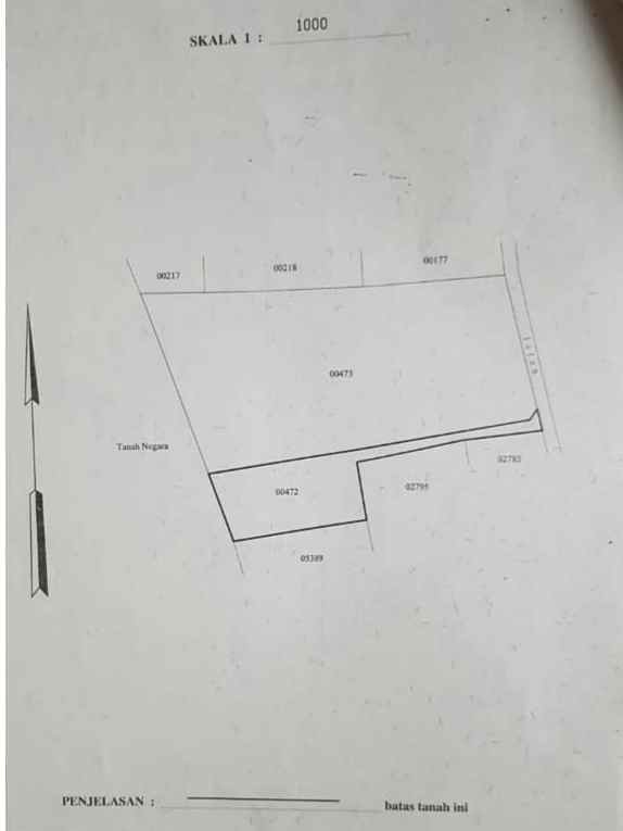 dijual tanah los pantai
