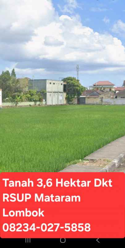 dijual tanah mataram lombok nusa
