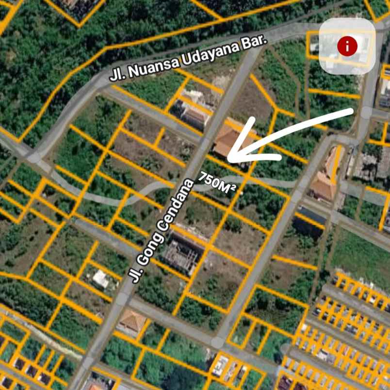 dijual tanah nuansa udayana barat