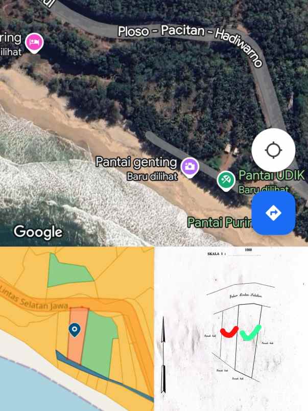 dijual tanah pacitan