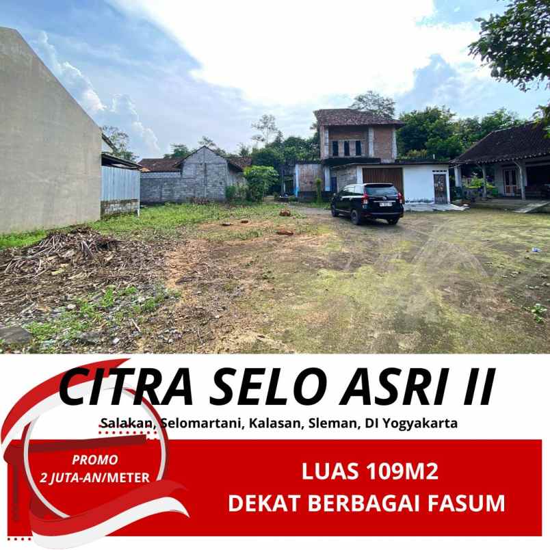 dijual tanah salakan selomartani