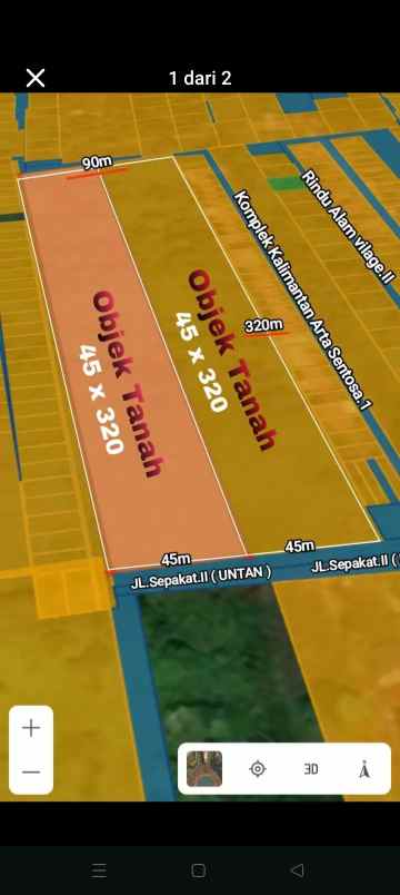 dijual tanah sepakat 2