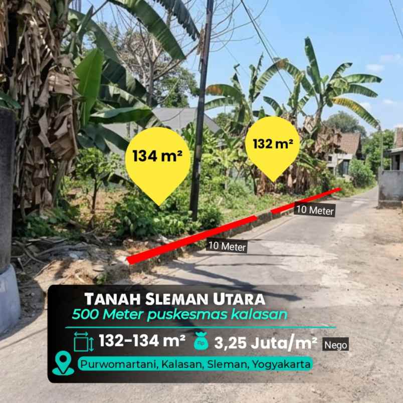 dijual tanah sleman