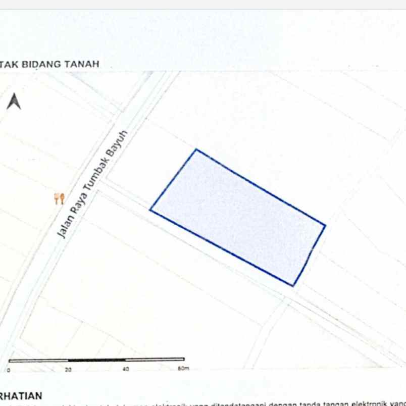 dijual tanah tumbak bayuh