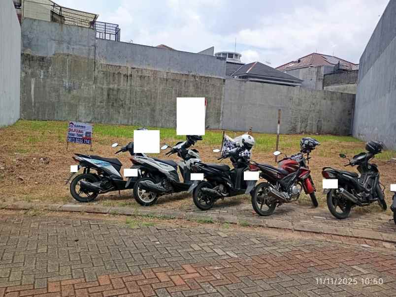 dijual tanah villa gading indah kelapa