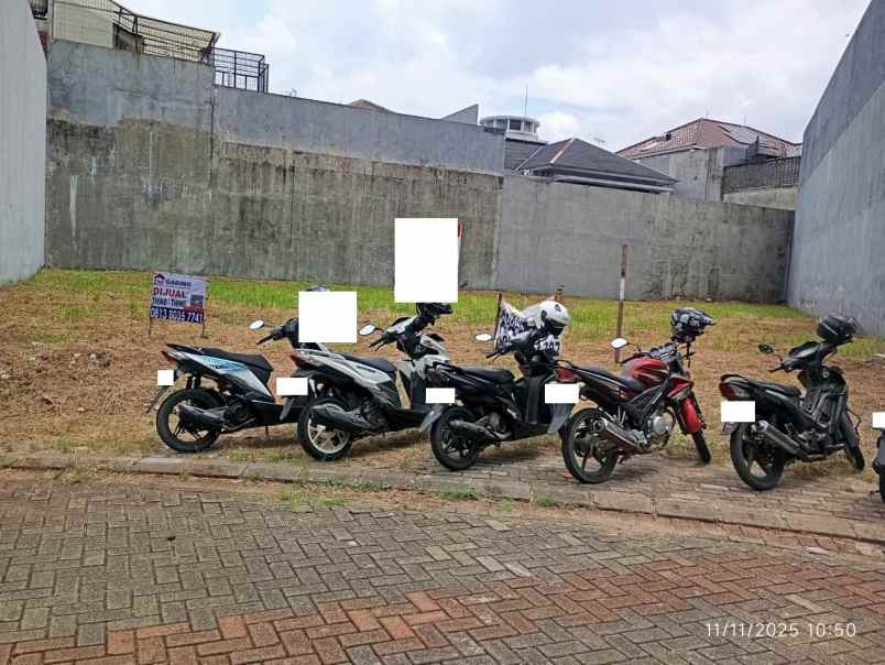 dijual tanah villa gading indah kelapa