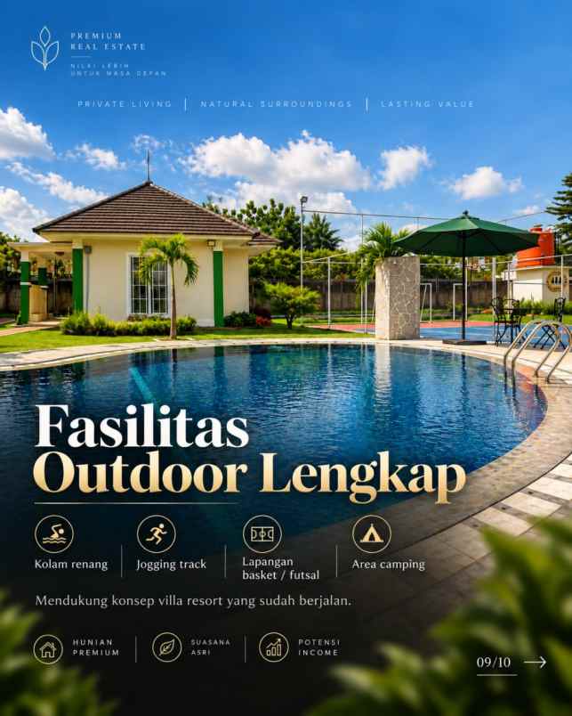 dijual villa ciampea kab bogor