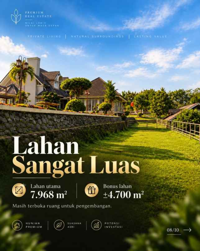 dijual villa ciampea kab bogor